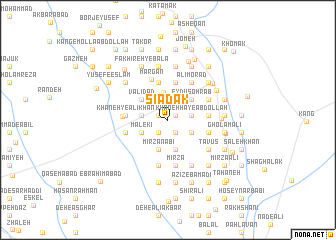 map of Sīādak
