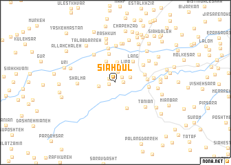 map of Sīāh Dūl