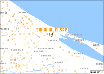 map of Sīāh Khālehsar