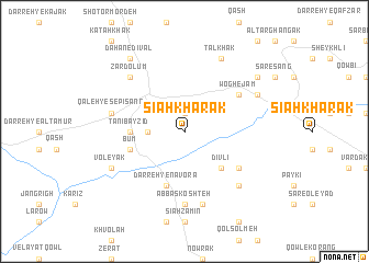 map of Sīāh Khārak