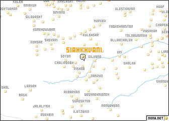 map of Sīāh Khvānī