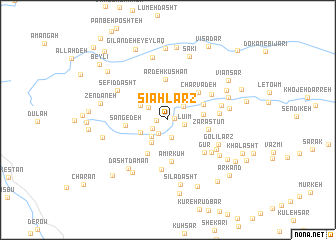 map of Sīāh Larz