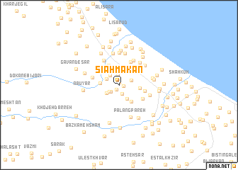 map of Sīāh Makān