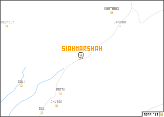 map of Siāhmār Shāh