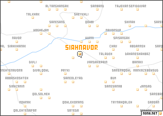 map of Sīāh Nāvor