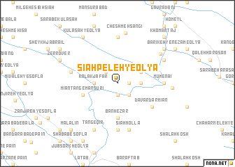 map of Sīāh Peleh-ye ‘Olyā