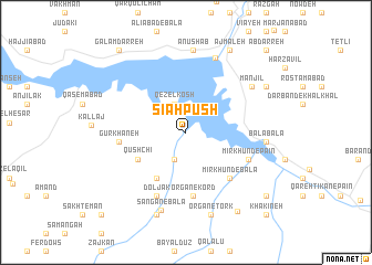 map of Sīāh Pūsh