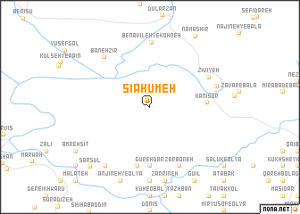 map of Sīāḩūmeh