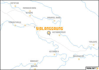 map of Sialanggaung