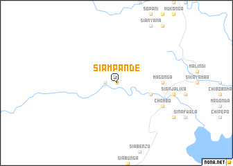 map of Siampande