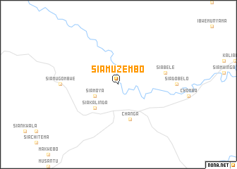 map of Siamuzembo