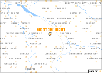 map of Siant-Remimont