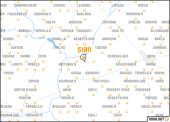 map of Sian