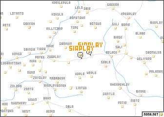 map of Siaplay