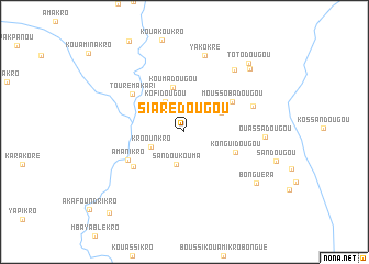 map of Siarédougou