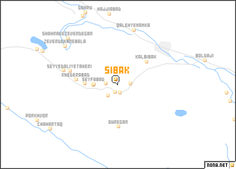 map of Sībak