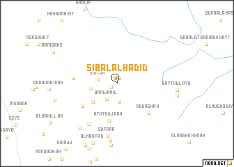 map of Sibāl al Ḩadīd