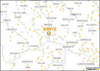 map of Sibayo