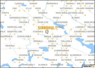 map of Sibbahult