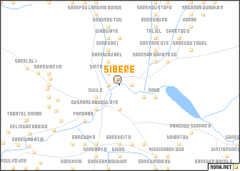 map of Sibéré