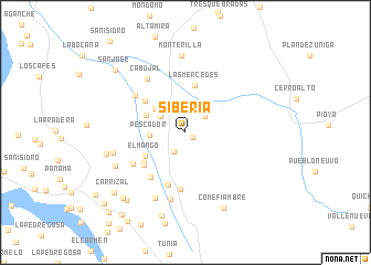 map of Siberia