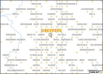 map of Siberpāra