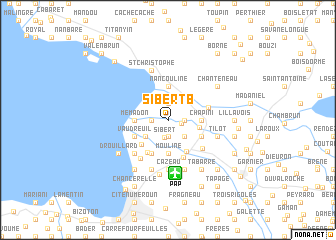 map of Sibert B