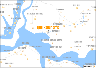 map of Sibikouroto
