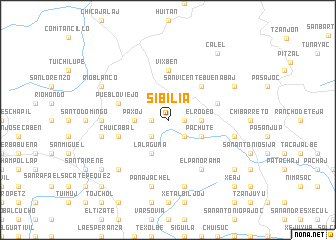 map of Sibilia