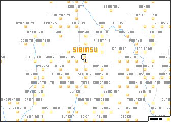 map of Sibinsu