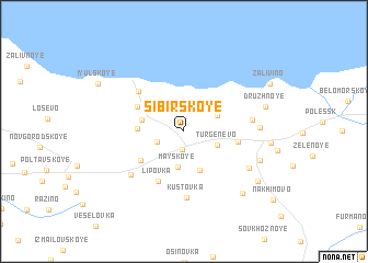 map of Sibirskoye