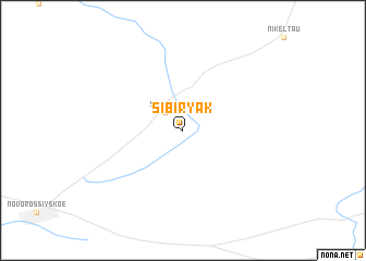map of Sibiryak