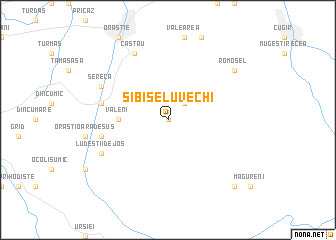 map of Sibişelu Vechi