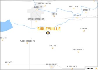 map of Sibleyville