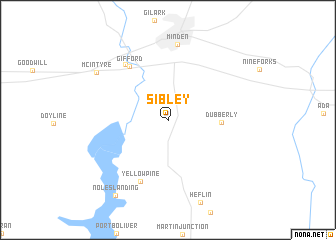 map of Sibley