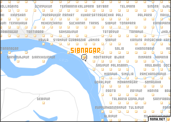 map of Sibnagar