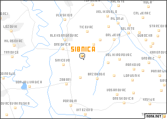 map of Sibnica