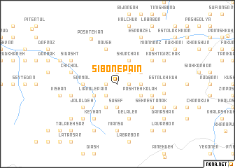 map of Sībon-e Pāʼīn