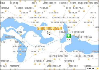 map of Sibon Moussa
