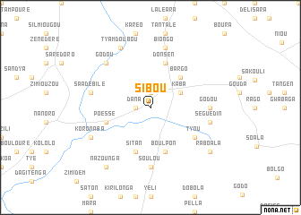 map of Sibou