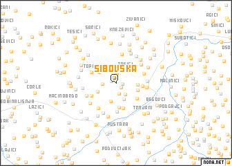 map of Šibovska