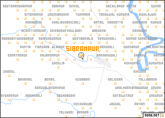 map of Sibrāmpur