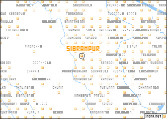 map of Sibrampur
