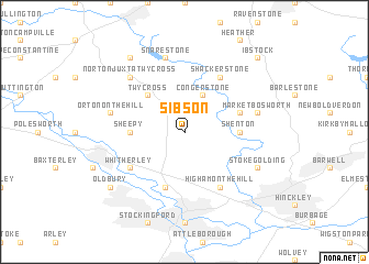 map of Sibson