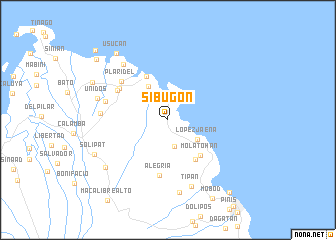 map of Sibugon