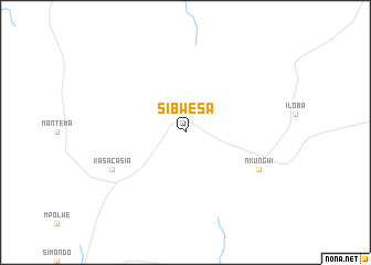 map of Sibwesa