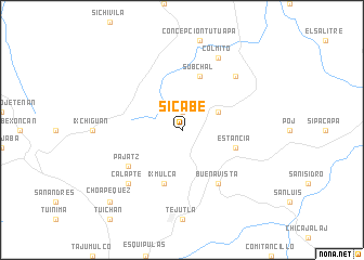 map of Sicabé