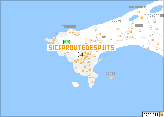 map of S.I.C.A.P. Route des PUITS
