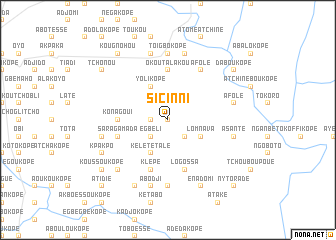 map of Sicinni