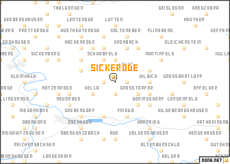 map of Sickerode